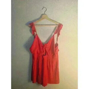 Ruffled Red Sexy Romper